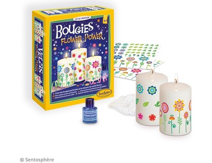 Bougies Flower Power