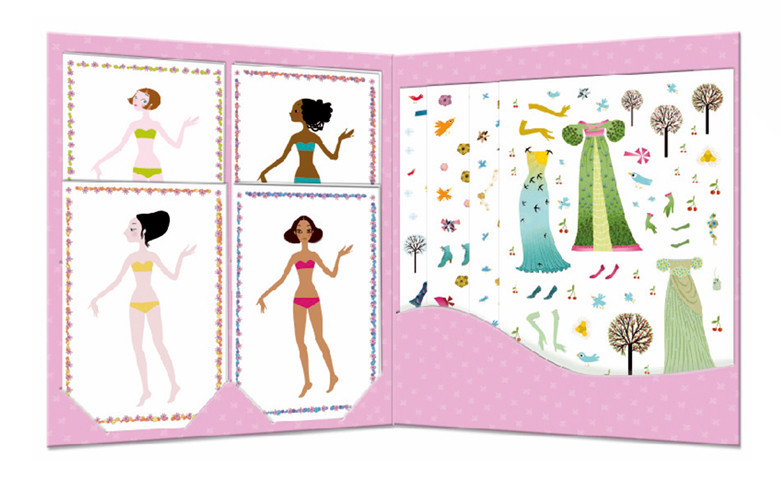 Stickers&paperdolls Robes des 4 saisons