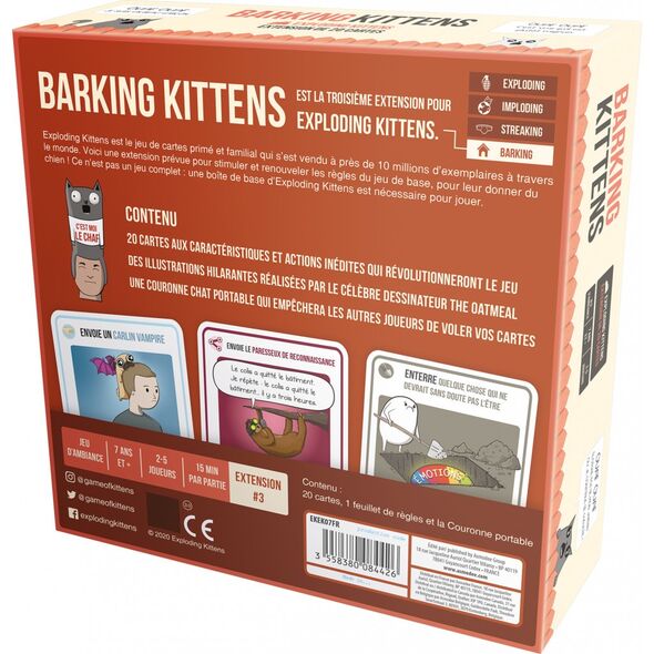 Exploding Kittens - Barking Kittens (Extension)