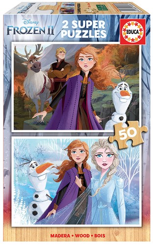 Puzzle bois Reine des Neiges 2 2x50 pcs