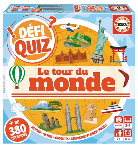 Défi quiz - Le tour du monde (f)