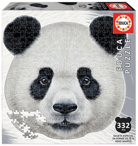 Shape Puzzle panda face 353 pcs