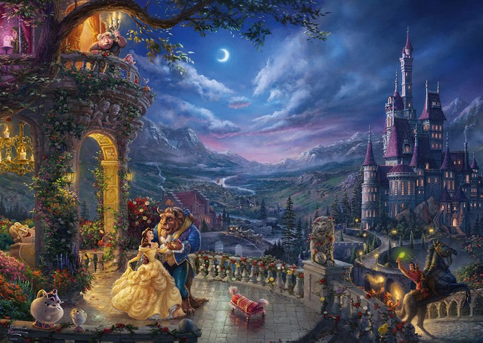 Puzzle Disney La belle et la bête 2 1000 pcs