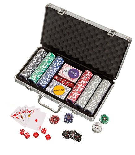 Pokerchips - mallette en aluminium