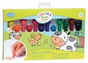 12 crayons cire animaux