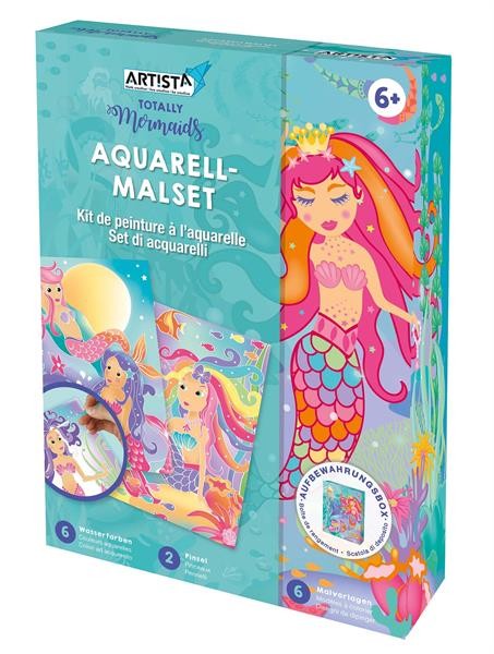 Kit de peinture à l'aquarelle sirène