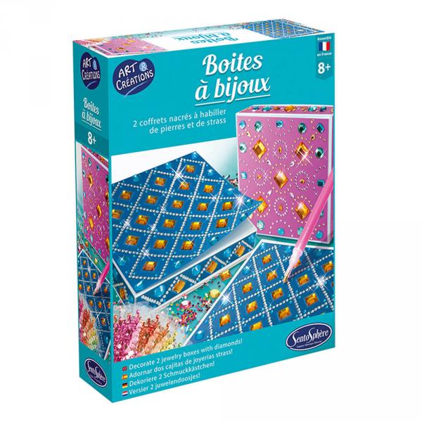Art & Créations Boîtes à bijoux Pierres et strass
