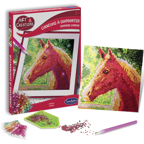 Art & Créations  Canevas à diamanter Cheval