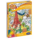 Poster à colorier Paris