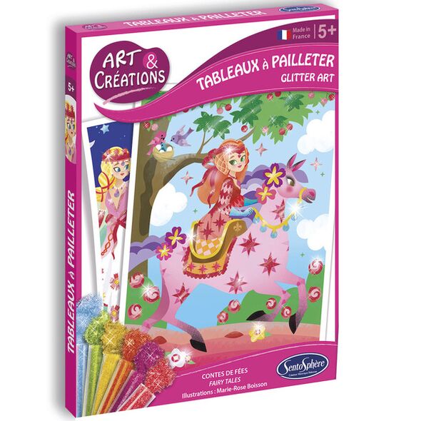 Tableaux à pailleter Contes de Fées