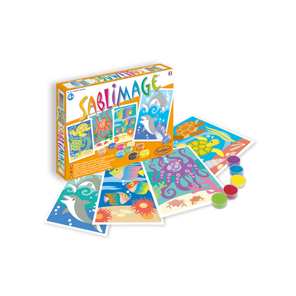 Sablimage Poissons et Dauphins