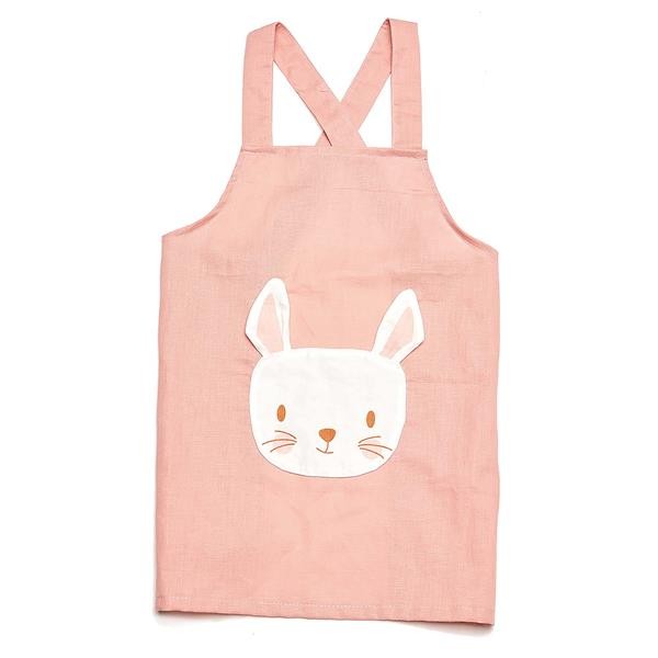Tablier en lin le lapin