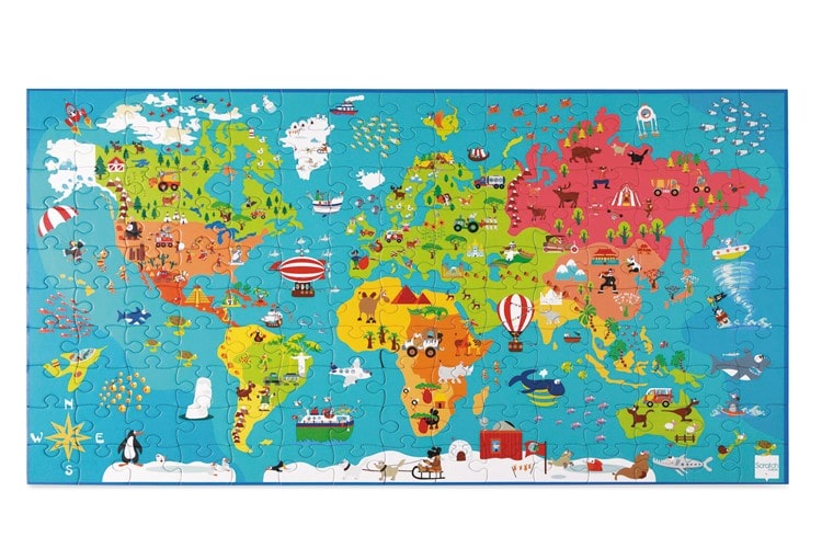 Puzzle XXL carte du monde 150 pcs