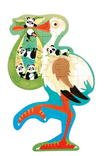 Shape Puzzle Cigogne 24 pcs