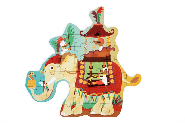 Shape Puzzle Eléphant 37 pcs