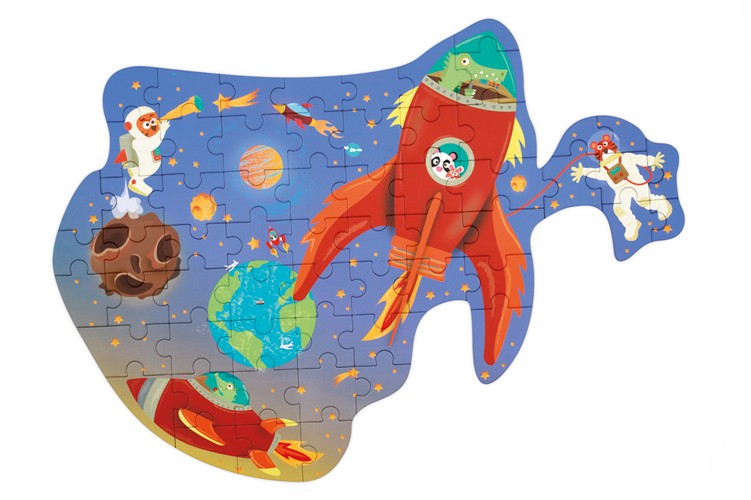 Shape Puzzle Espace 60 pcs