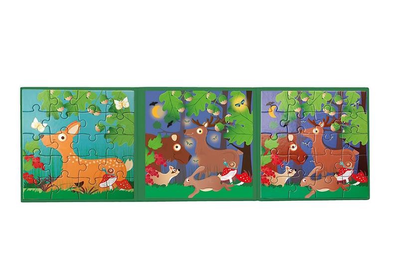 Puzzle magnétique animaux de la forêt