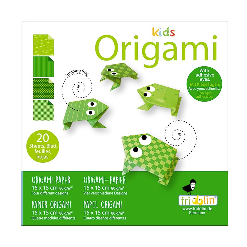 Origami Grenouilles 15 x 15 cm