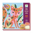 Sables colorés lumières de jardin