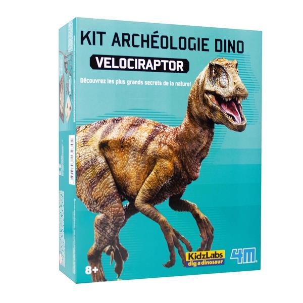 Déterre un squelette de dinosaure - Velociraptor