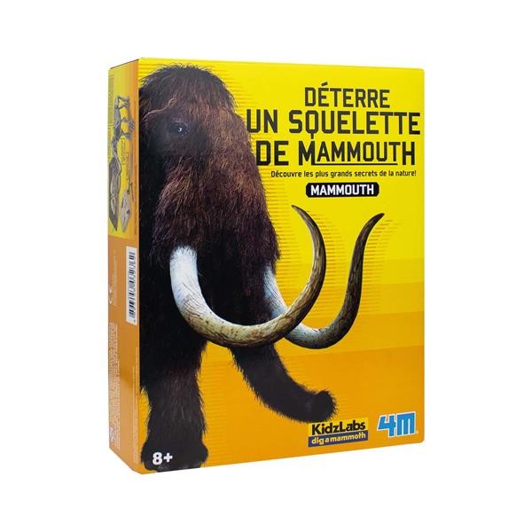 Déterre un squelette de dinosaure - Mammouth