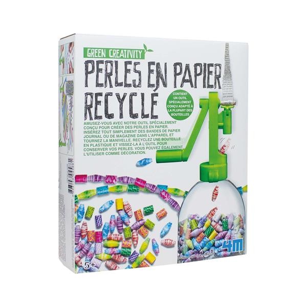 Perles en papier recyclé