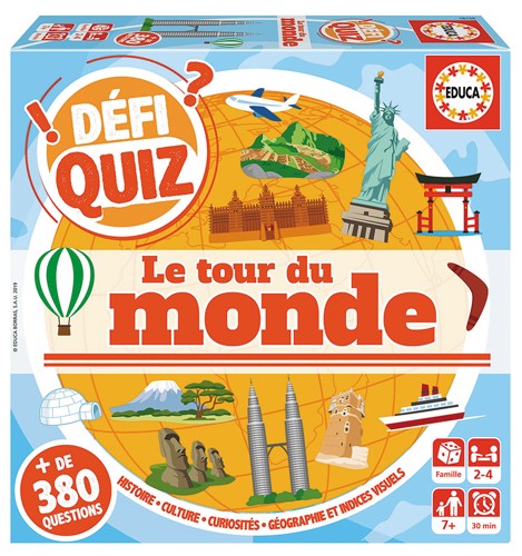 [9218156] Défi quiz - Le tour du monde (f)