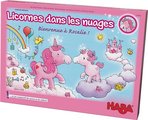 [70302768 - n'existe plus] Licornes dans les nuages - Bienvenue à Rosalie !
