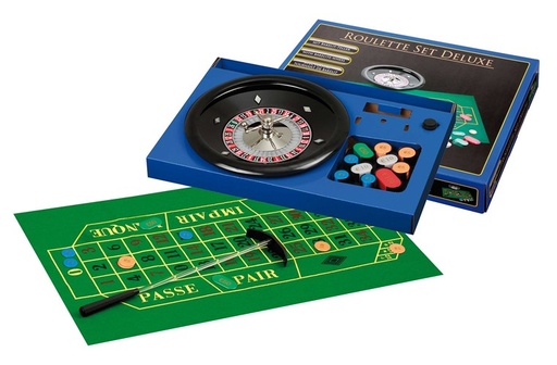 [593700] Roulette Set Deluxe, avec plateau tournant de Bakalit