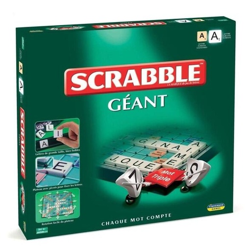 [MEG 855029] SCRABBLE GEANT PIECE BOIS