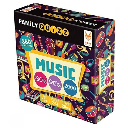 [TOP 989112] Family Quizz Musique Année 80 & 90 (FR)