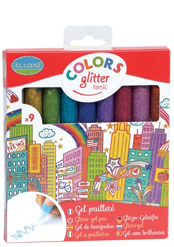 [3042014] 9 glitter glue tonic