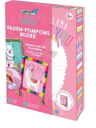 [9301903] Tableaux avec fils et pompons