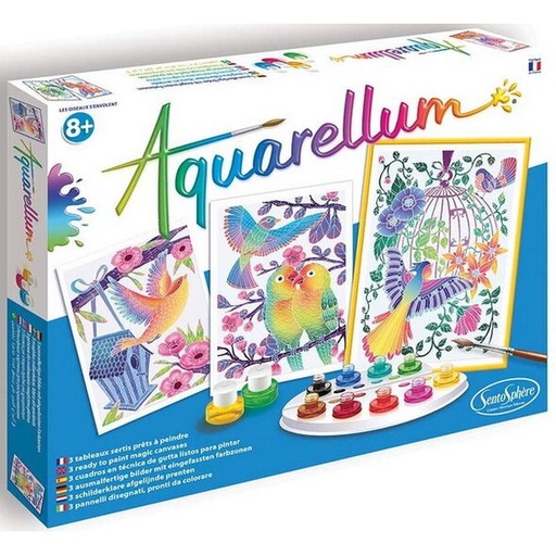 [SEN 806395] Aquarellum GM 3T Les Oiseaux s'envolent