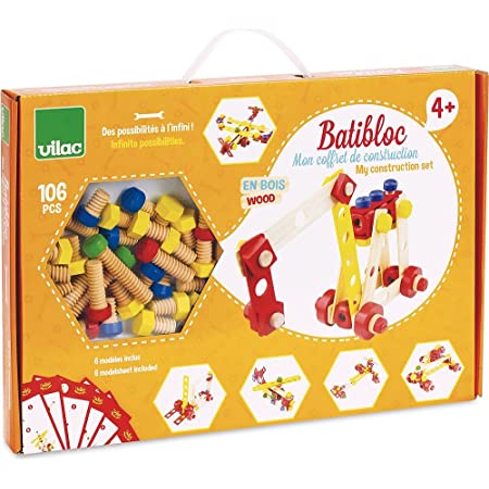 Coffret de construction BATIBLOC 106 pcs