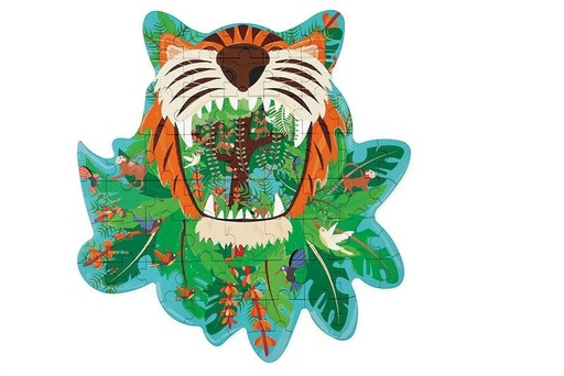 [276181136 - n'existe plus] Shape Puzzle Tigre 59 pcs