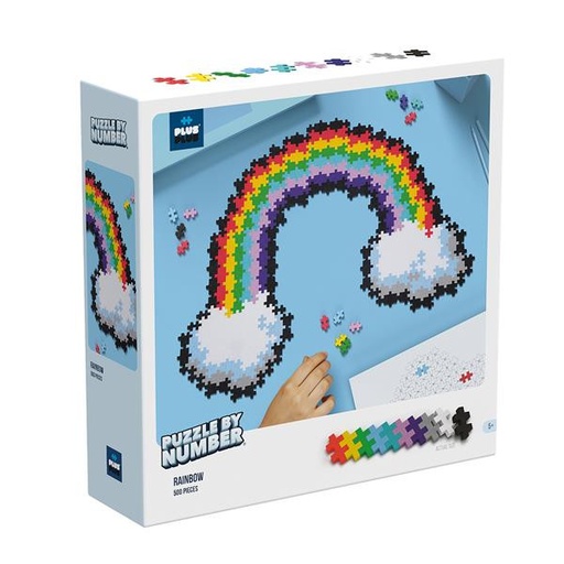 Plus Plus - 500 Eléments créatifs puzzle Arc-en-ciel