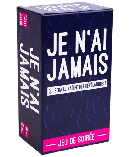 Jeu de société Je n'ai jamais
