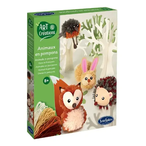 [SEN 020600] A&C ANIMAUX EN POMPONS (FR-DE-IT-EN-ES-NL-PT)