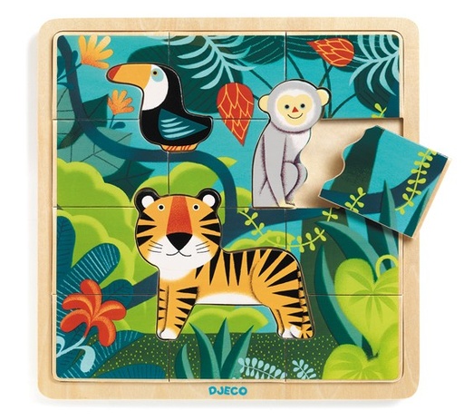 [5401810] Puzzle Jungle 15 pcs