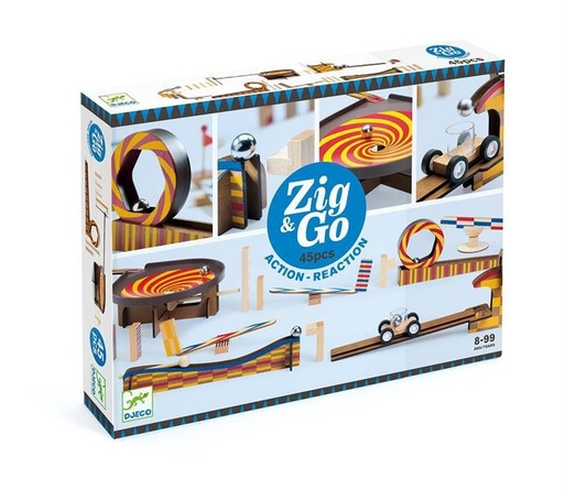 [5405643] Jeu de réaction en chaîne Zig & Go 45 pcs