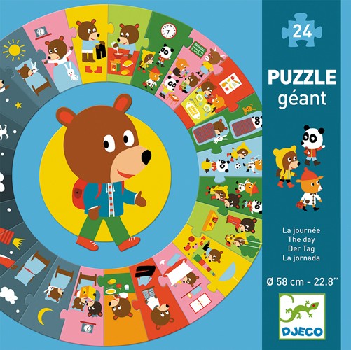 [5407015] Puzzle La journée 24 pcs