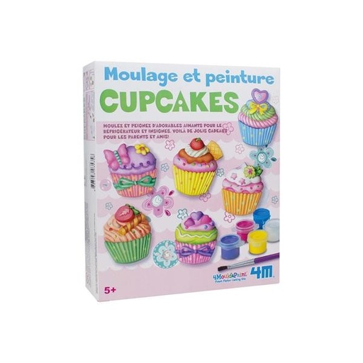 [123535] Kit moulage & peinture Cupcake